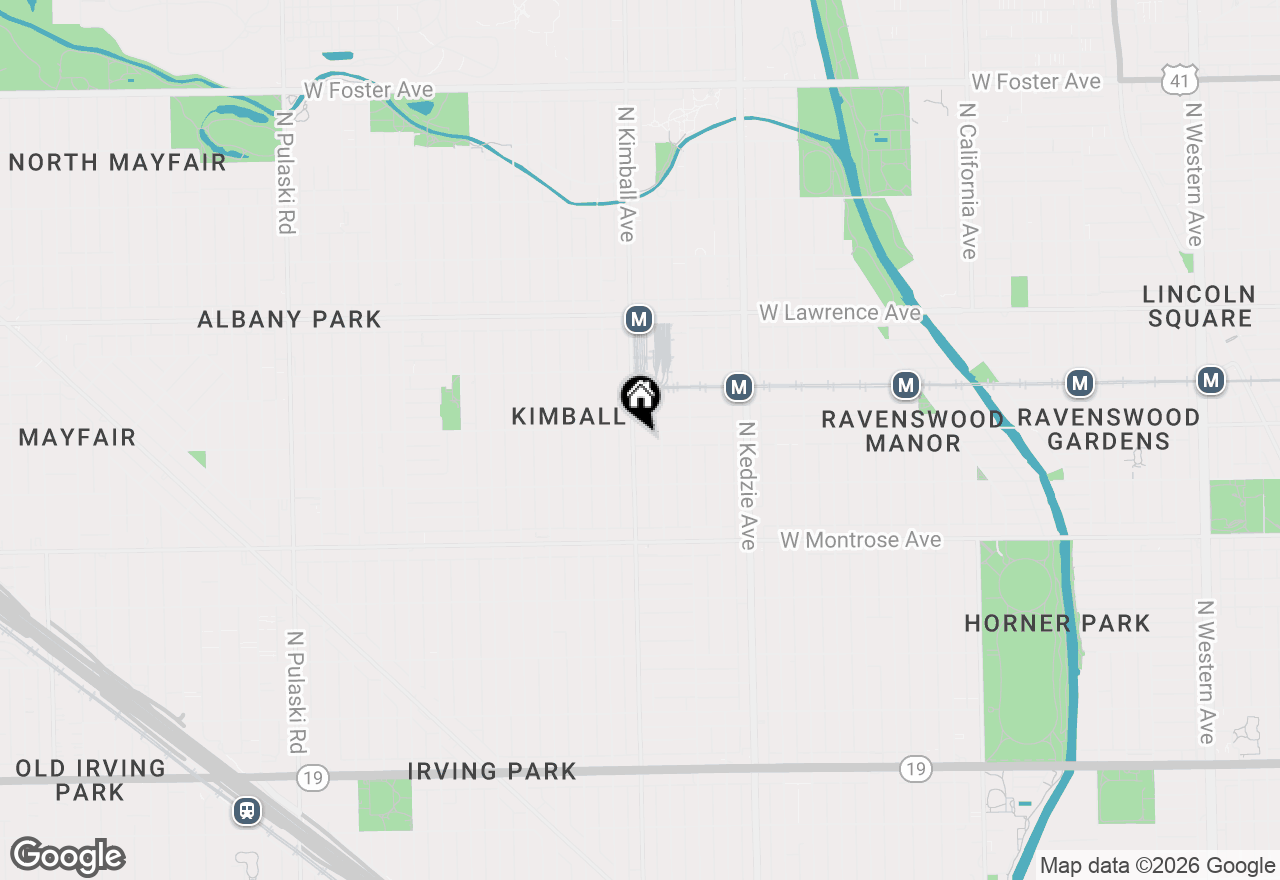 Map of 3355 W Wilson Avenue #2F, Chicago, IL 60625
