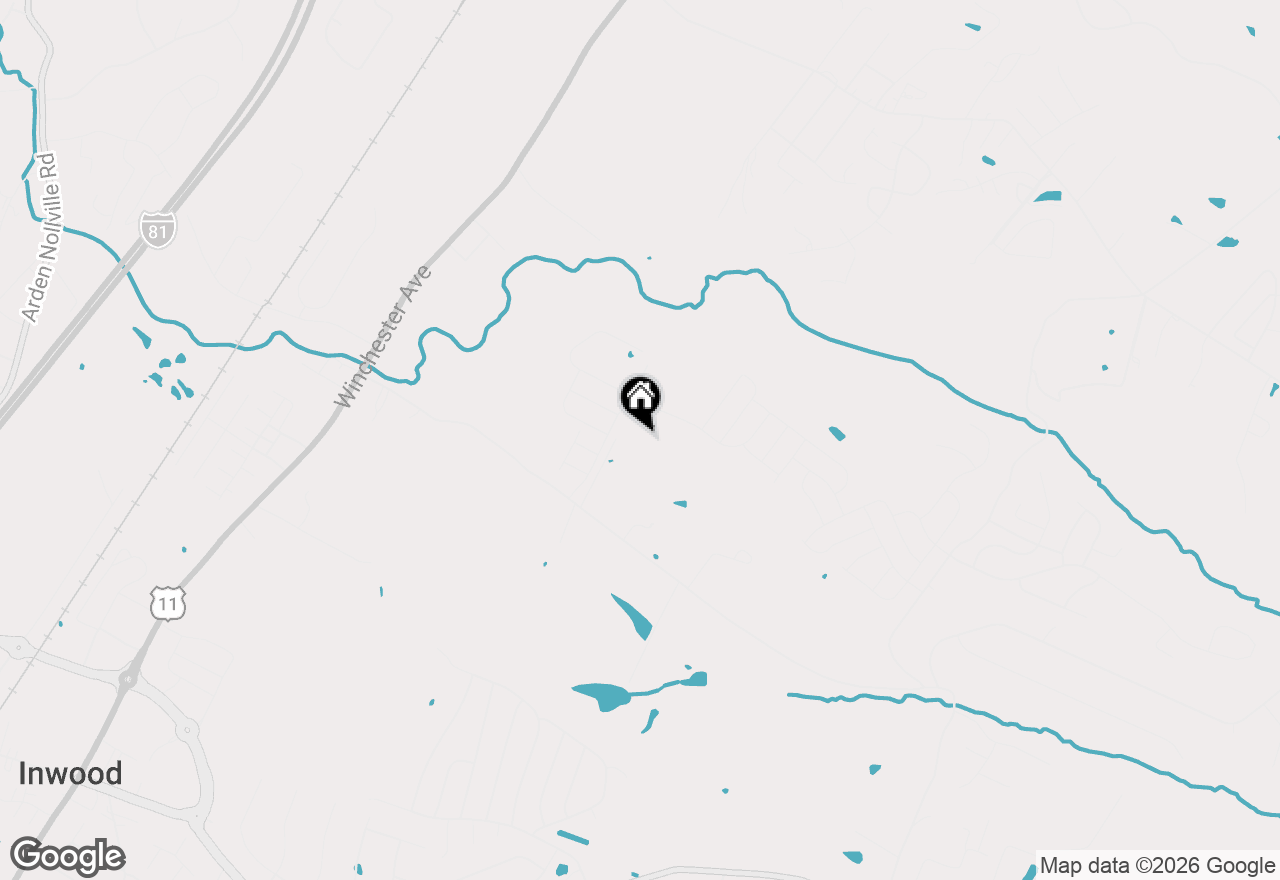 Map of 248 Leader Road, Inwood, WV 25428