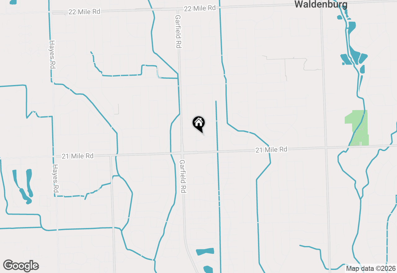 Map of 47192 Sanborn Drive, Macomb, MI 48044