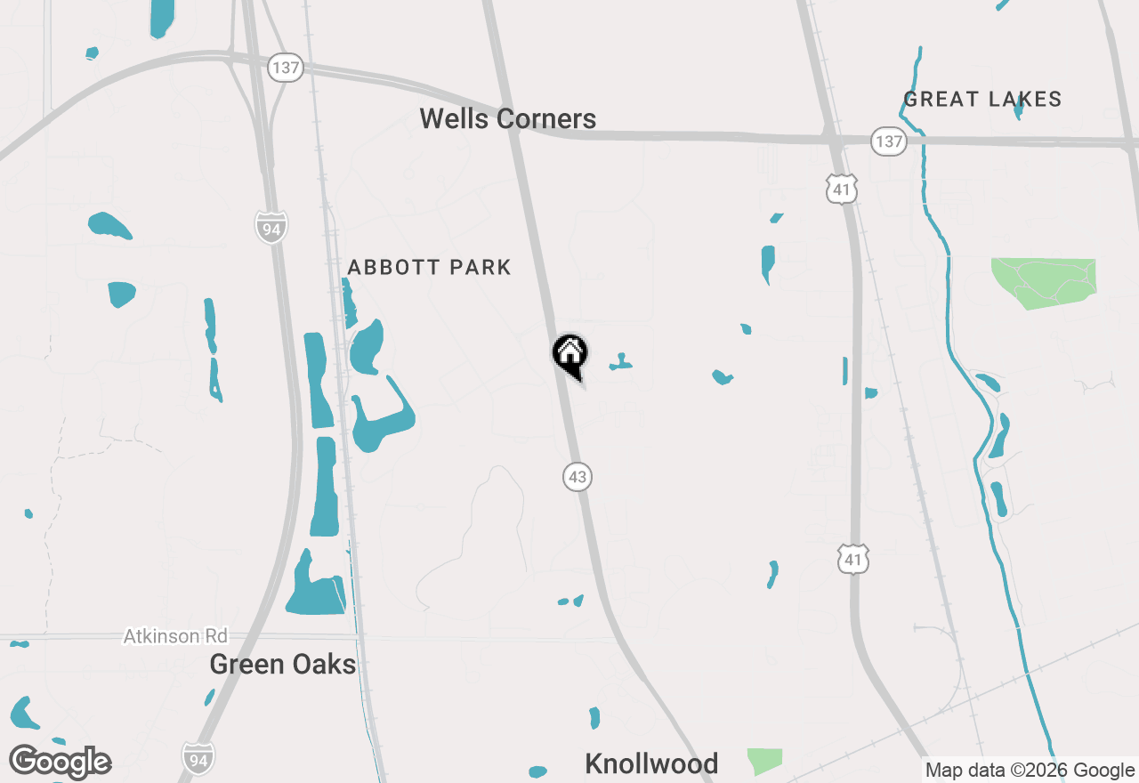 Map of 3299 Stratford Court #2A, Lake Bluff, IL 60044