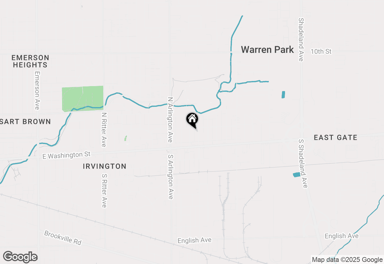 Map of 49 - 51 N Catherwood Avenue, Indianapolis, IN 46219