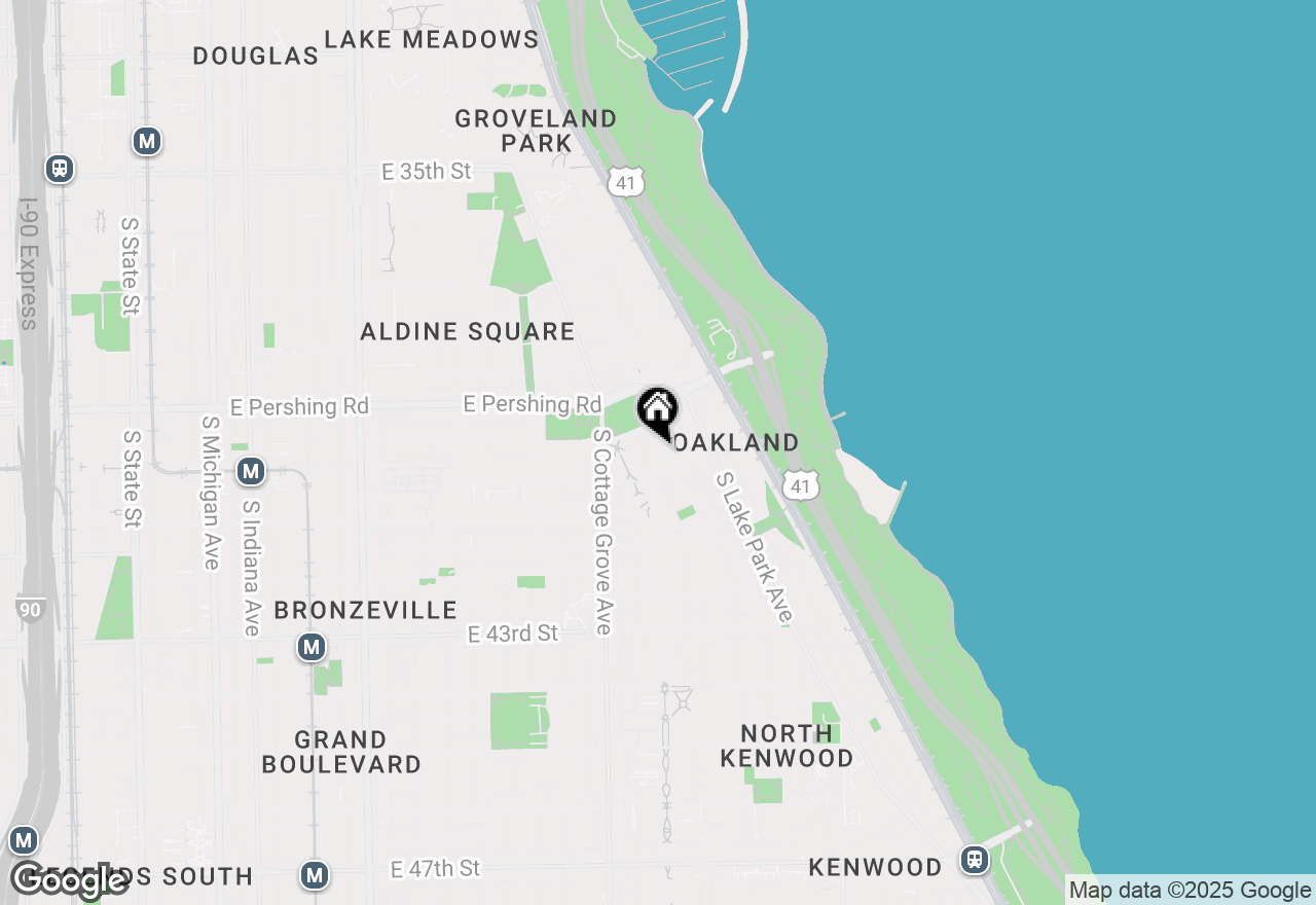 Map of 3976 S Ellis Avenue #GS, Chicago, IL 60653