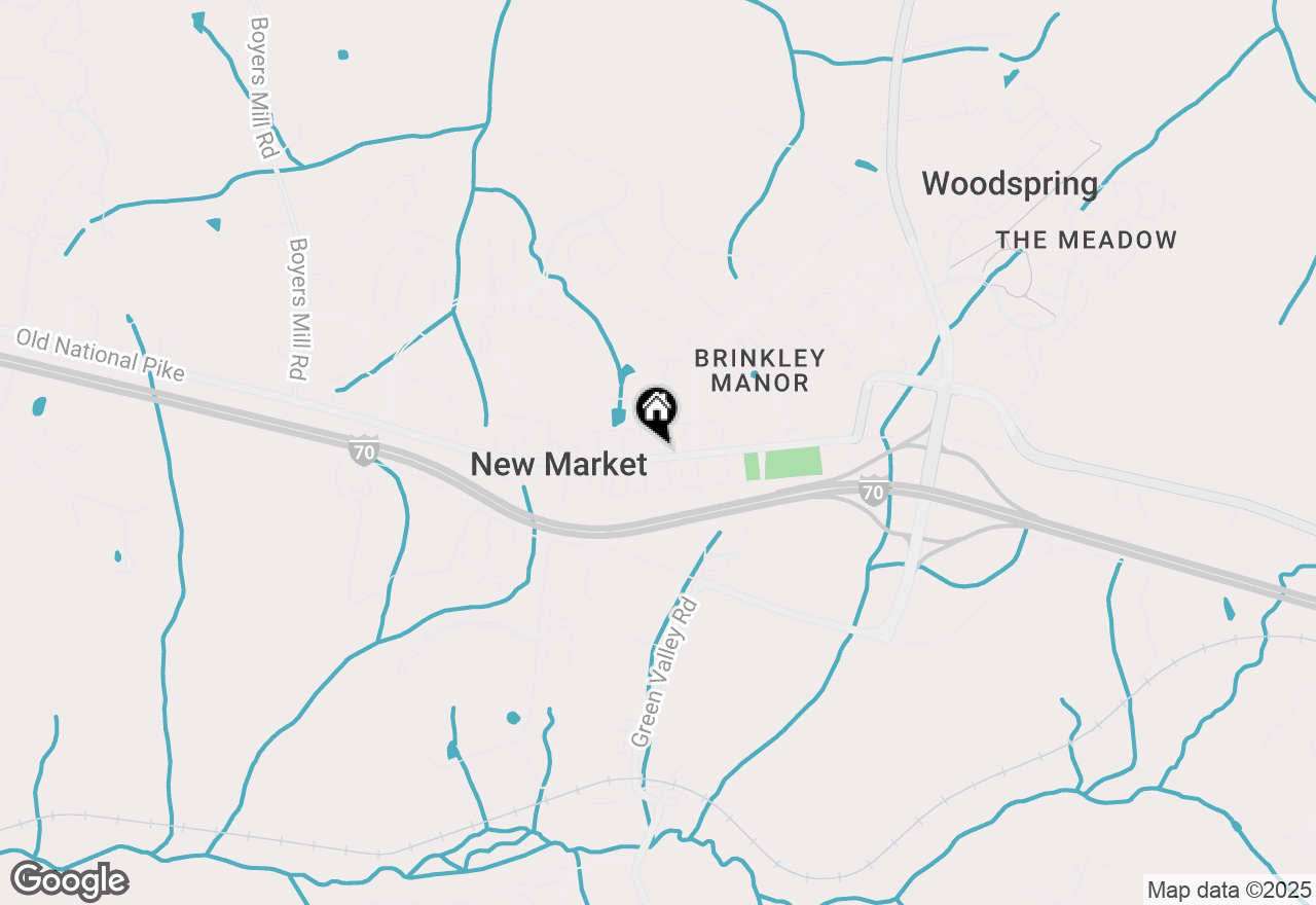 Map of 25 W Main Street, New Market, MD 21774