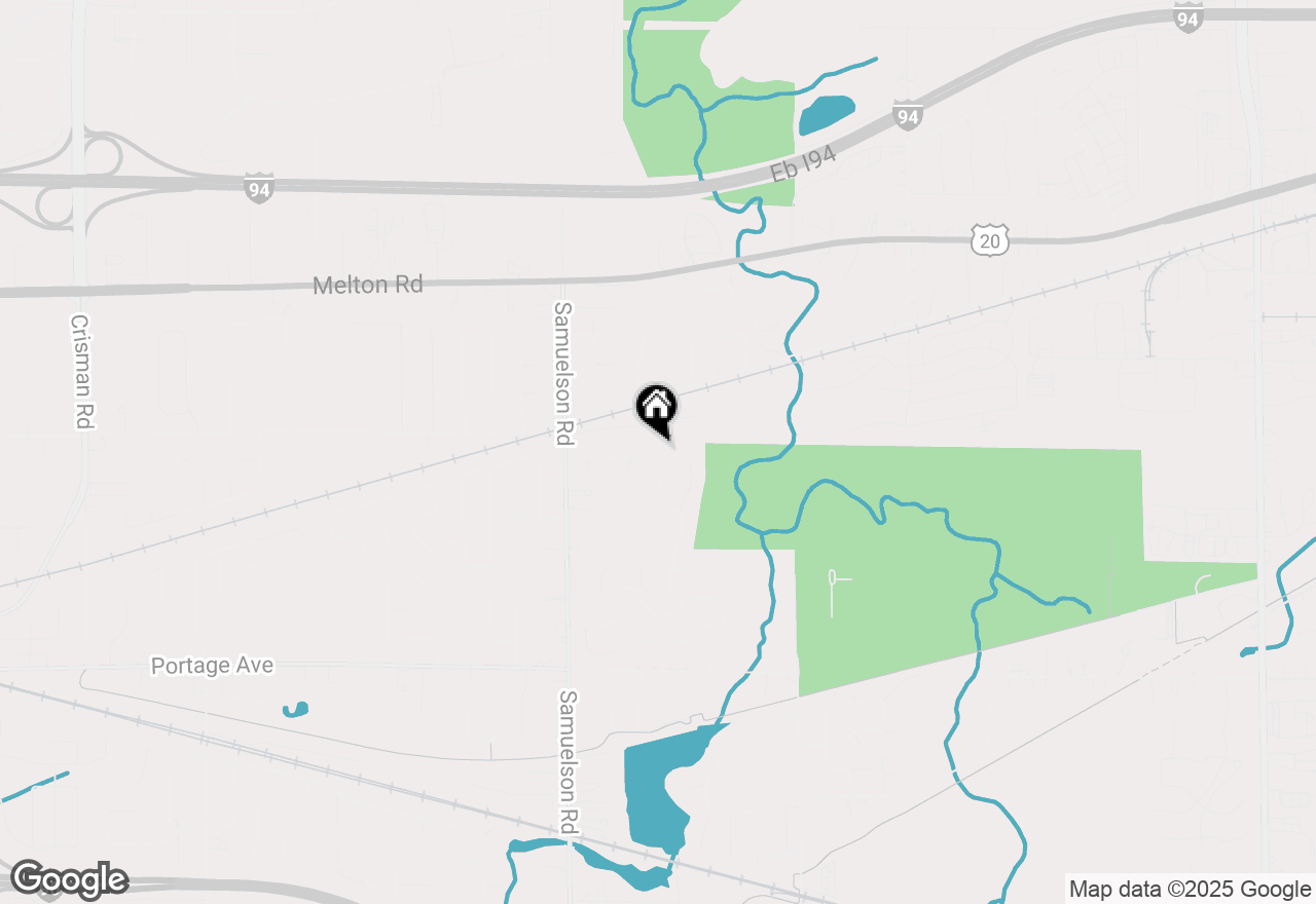 Map of 6836 Mercedes Avenue, Portage, IN 46368