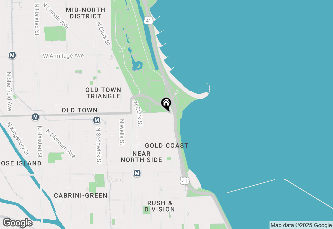 Map of 1555 N Astor Street #35W, Chicago, IL 60610