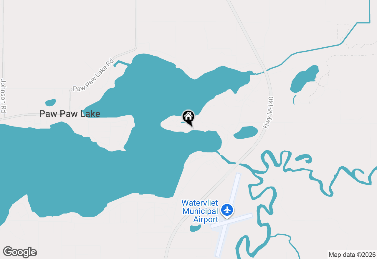 Map of 8414 Lake Avenue, Watervliet, MI 49098