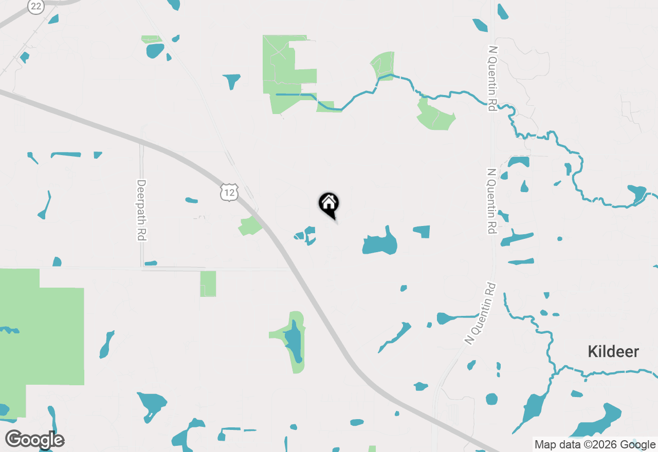 Map of 21680 Cambridge Drive, Kildeer, IL 60047