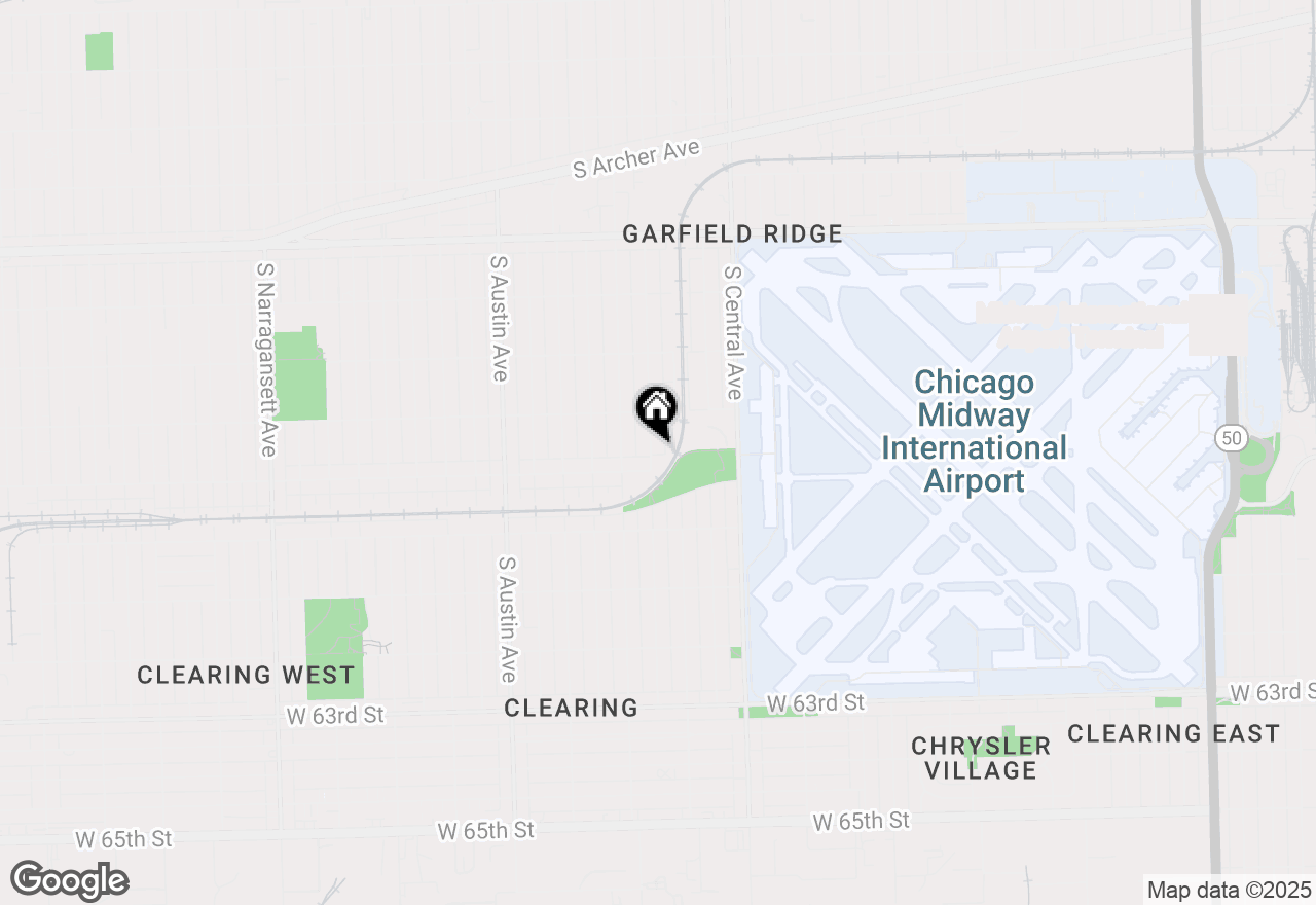 Map of 5843 S Massasoit Avenue, Chicago, IL 60638