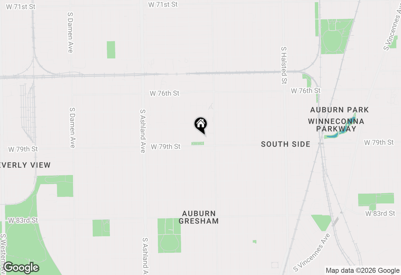 Map of (Address confidential), Chicago, Illinois 60620