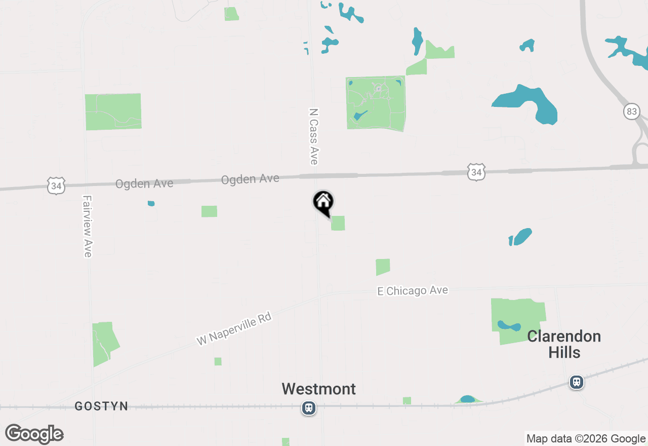 Map of 475 N Cass Avenue #202, Westmont, IL 60559