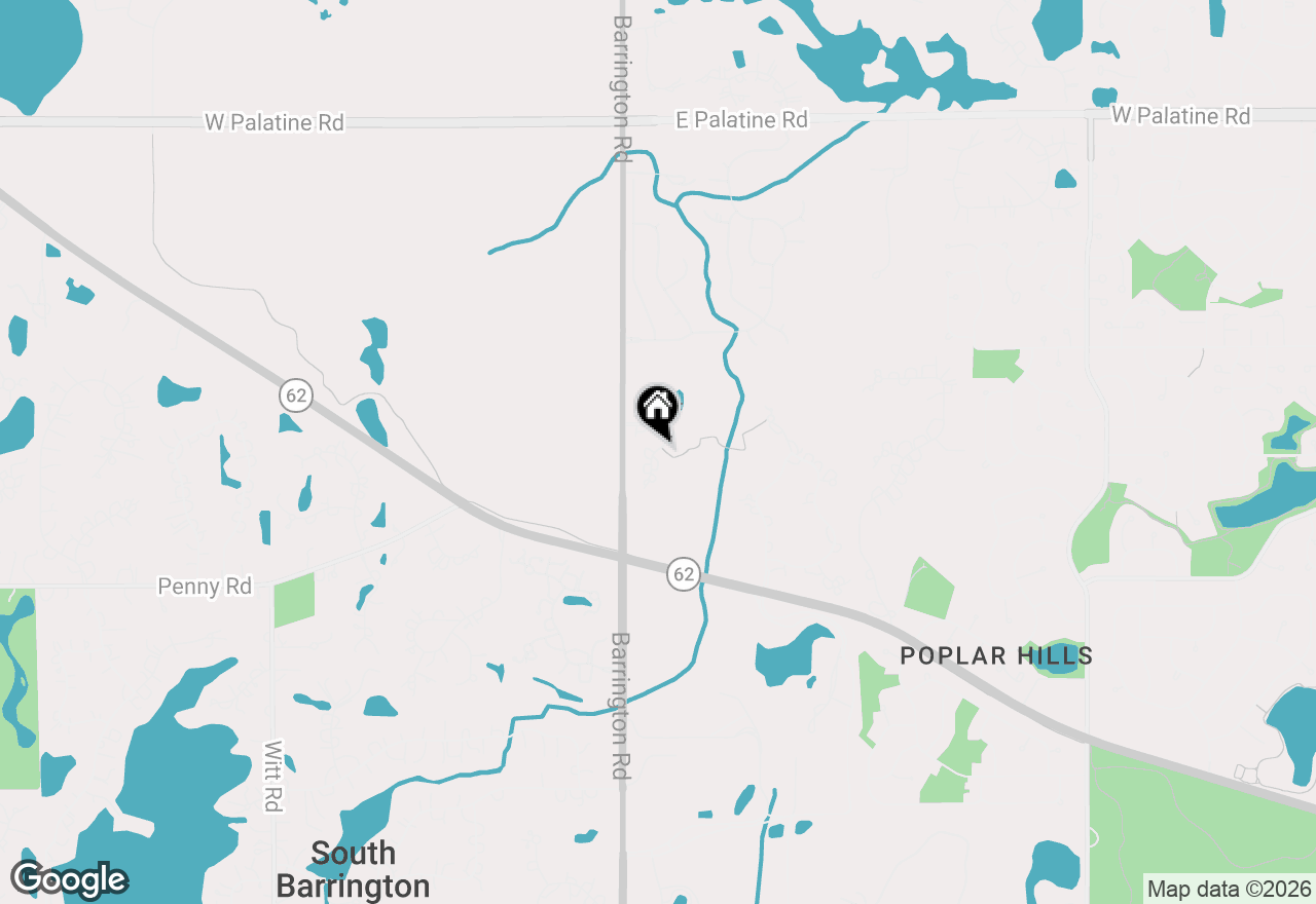 Map of 8 Farmington Road, South Barrington, IL 60010