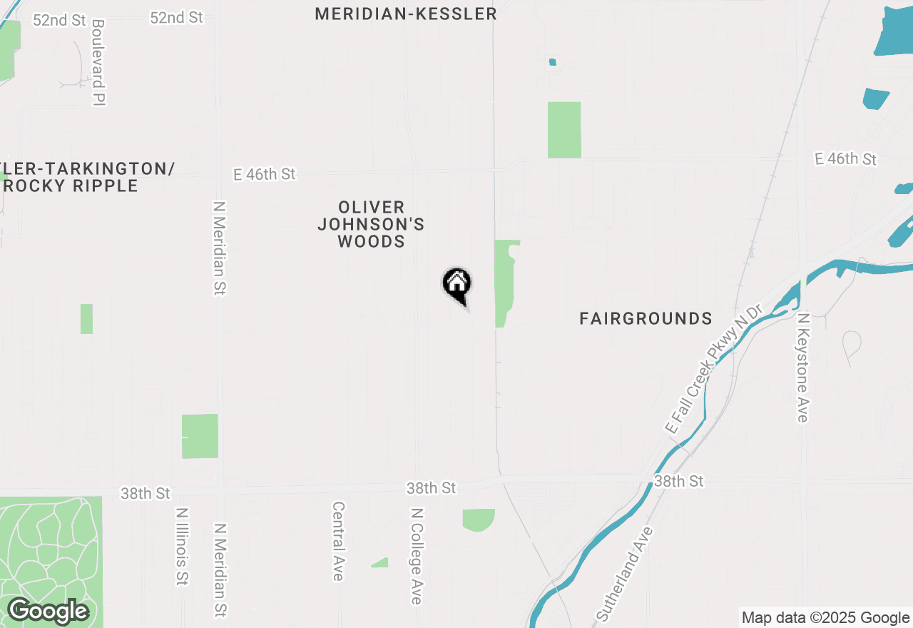 Map of 4224 Guilford Avenue, Indianapolis, IN 46205