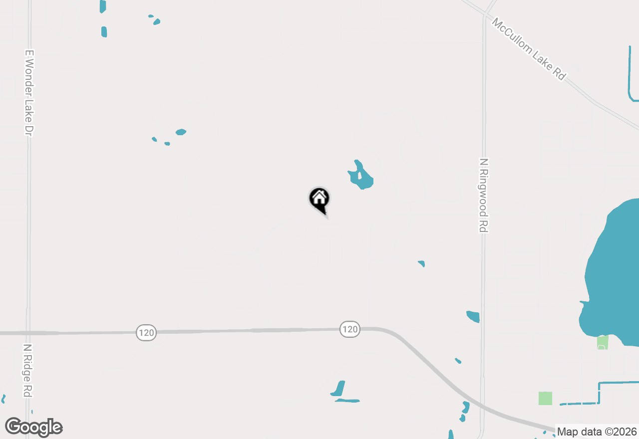 Map of 6304 Redwood Court, Wonder Lake, IL 60097