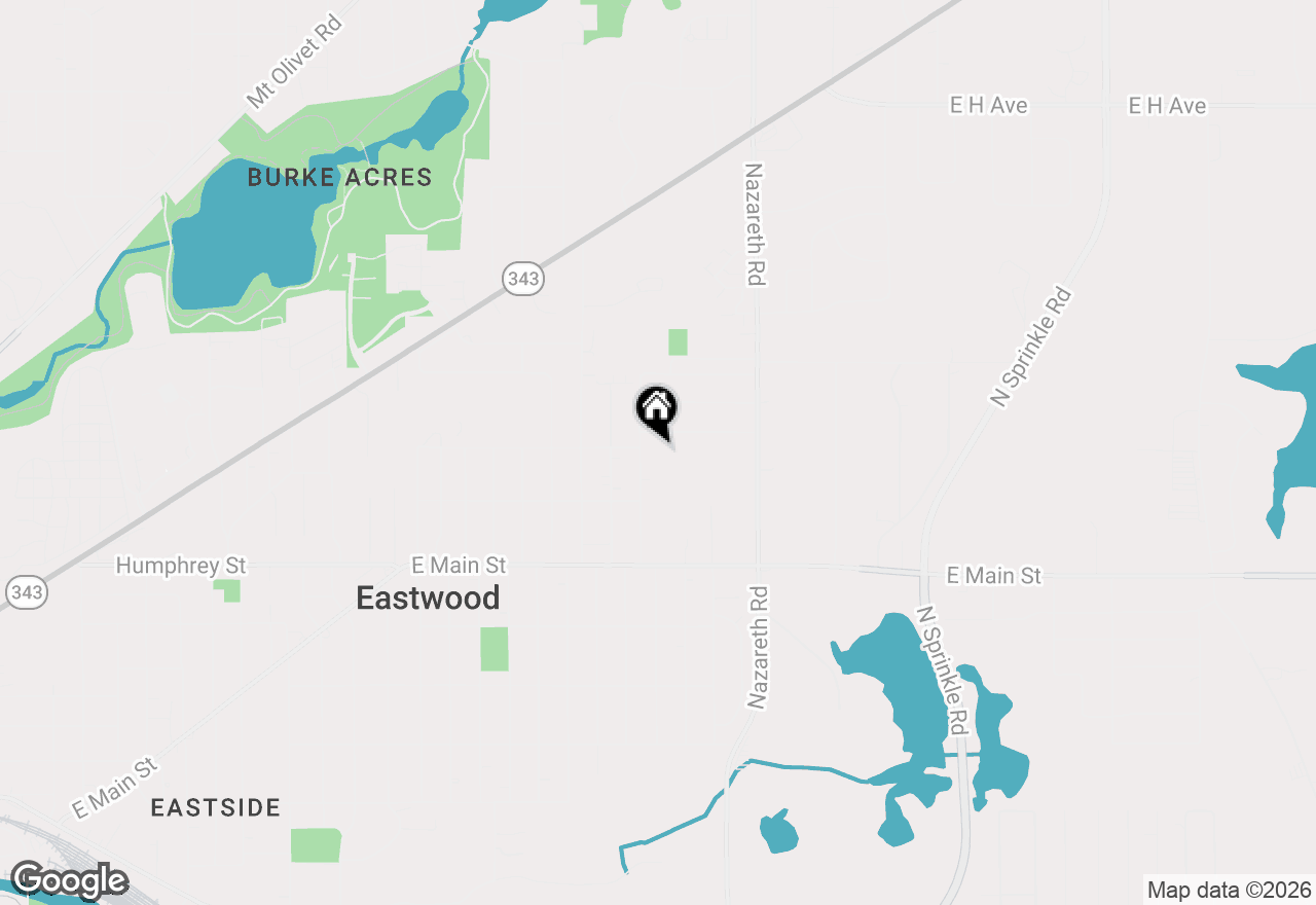 Map of 1602 Baker Drive, Kalamazoo, MI 49048