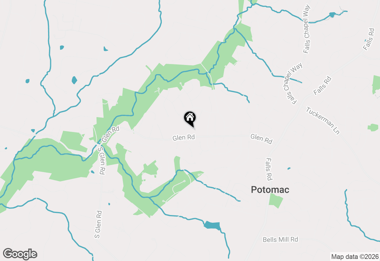Map of 9912 Doubletree Court, Potomac, MD 20854