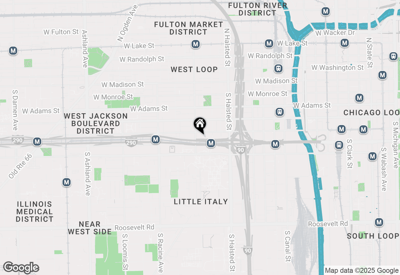 Map of 933 W Van Buren Street #612, Chicago, IL 60607