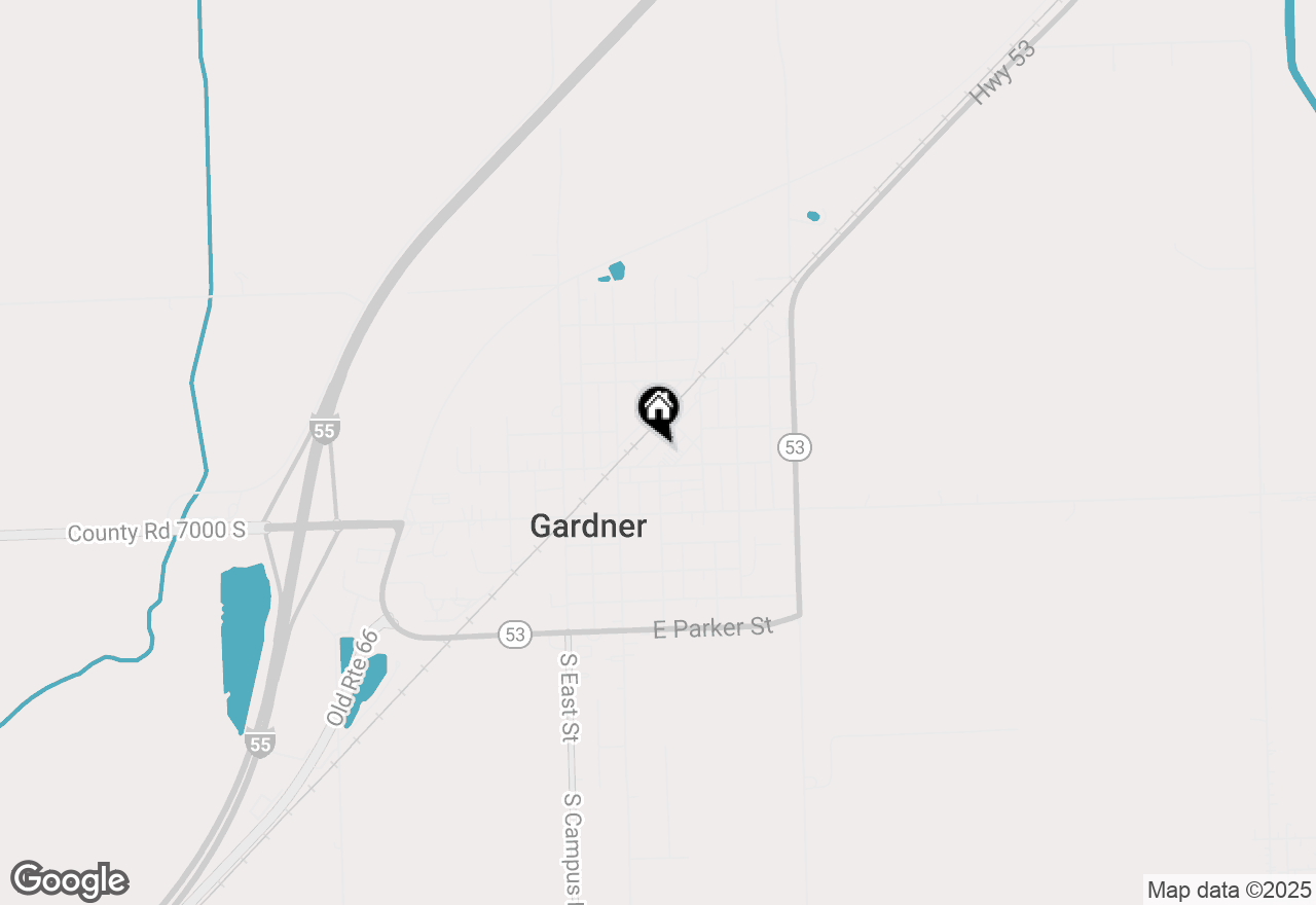 Map of 120 Depot Street, Gardner, IL 60424