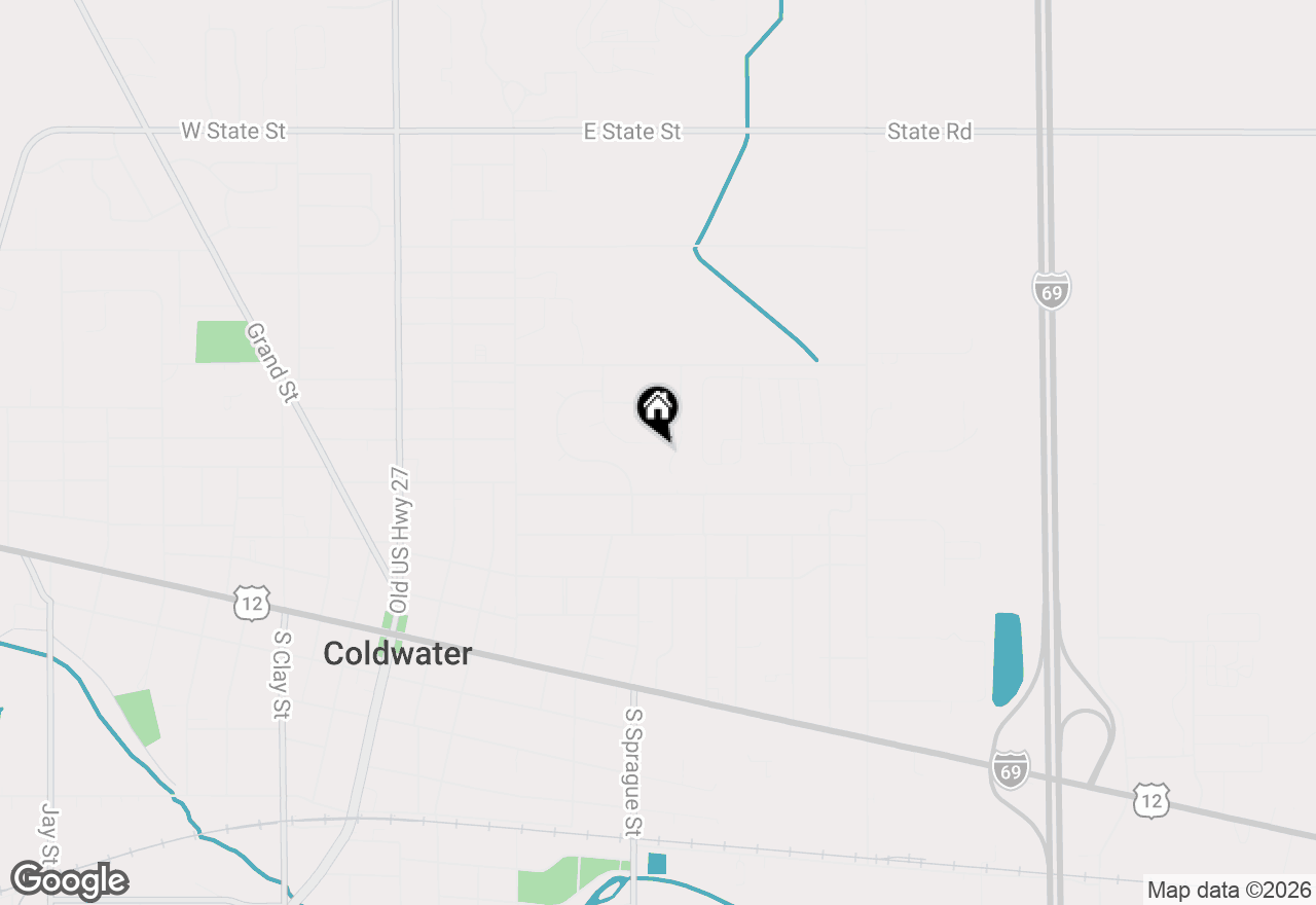 Map of 15 Michael Drive, Coldwater, MI 49036