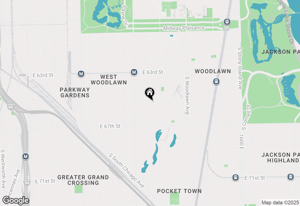 Map of 6517 S Drexel Avenue #1, Chicago, IL 60637