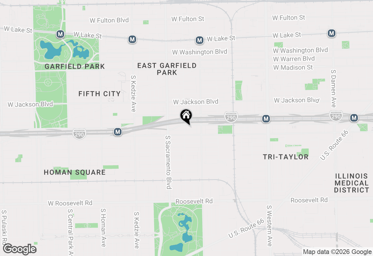 Map of 507 S Francisco Avenue, Chicago, IL 60612