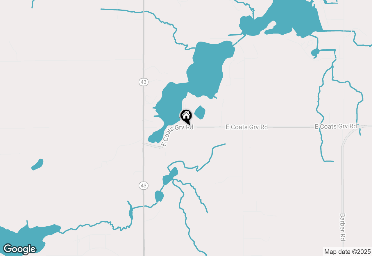 Map of 2094 Leach Lake Lane, Hastings, MI 49058