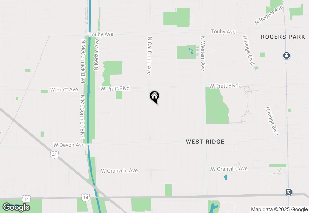 Map of 6638 N Fairfield Avenue, Chicago, IL 60645