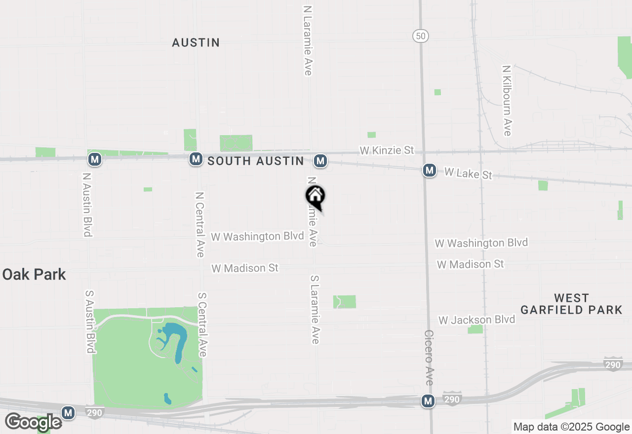 Map of (Address confidential), Chicago, Illinois 60644