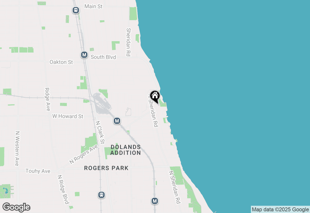 Map of 7645 N Sheridan Road #104, Chicago, IL 60626