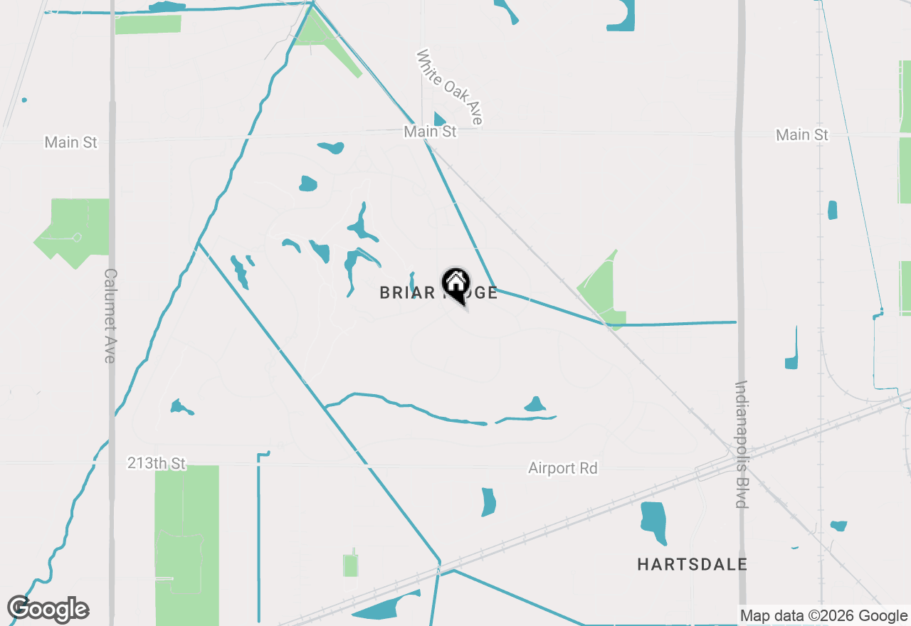 Map of 1442 Saint Andrews Drive, Schererville, IN 46375