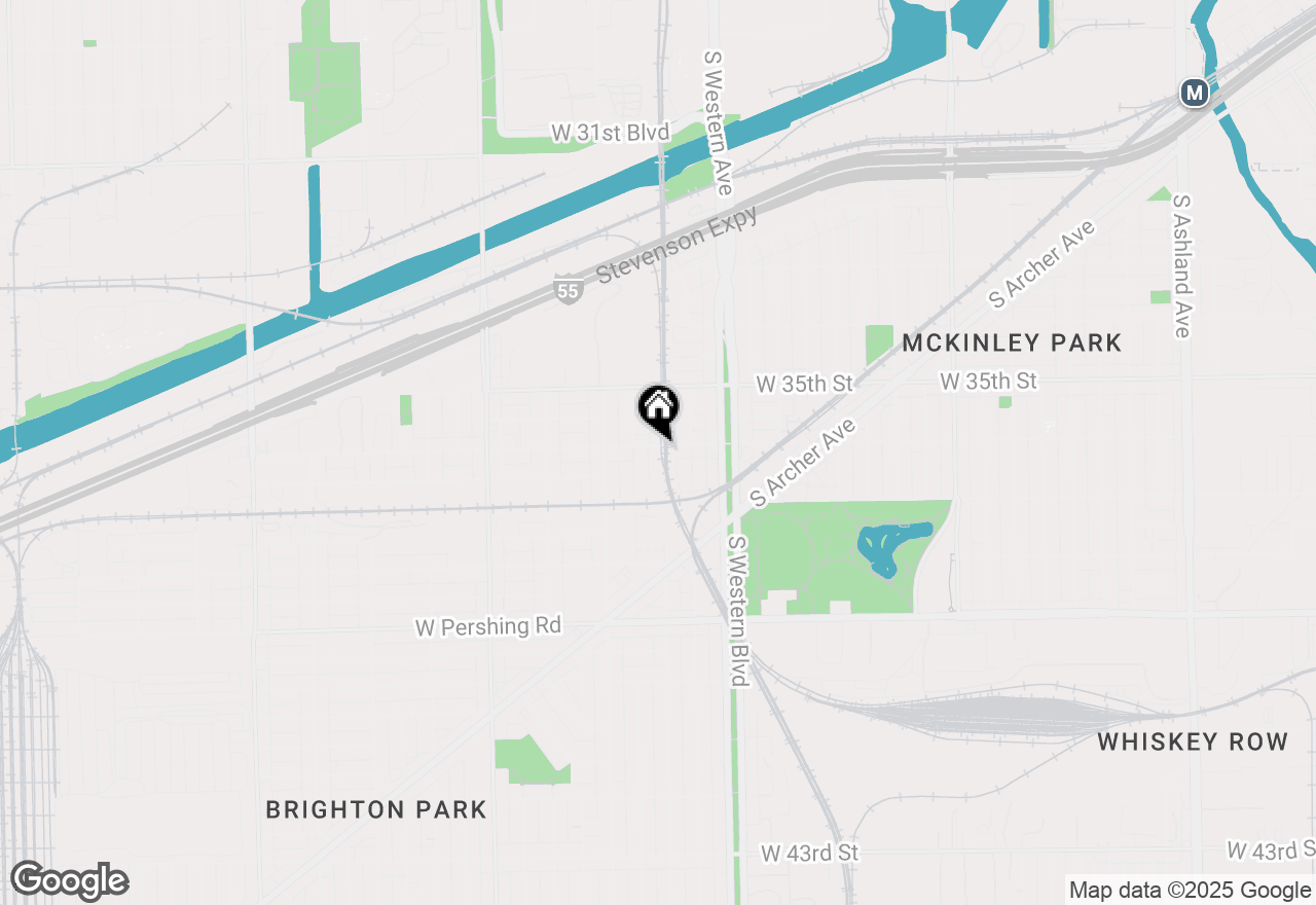 Map of 2501 W 36th Street #16, Chicago, IL 60632