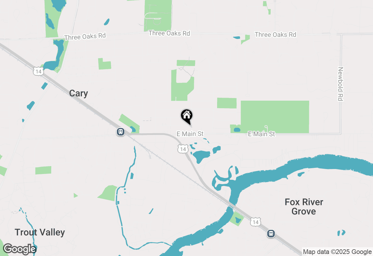 Map of 247 Weaver Drive, Cary, IL 60013