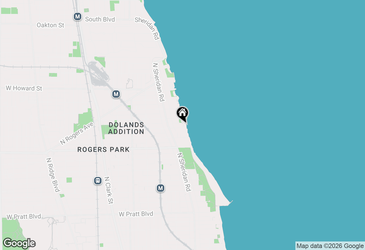 Map of 1200 W Sherwin Avenue #2K, Chicago, IL 60626