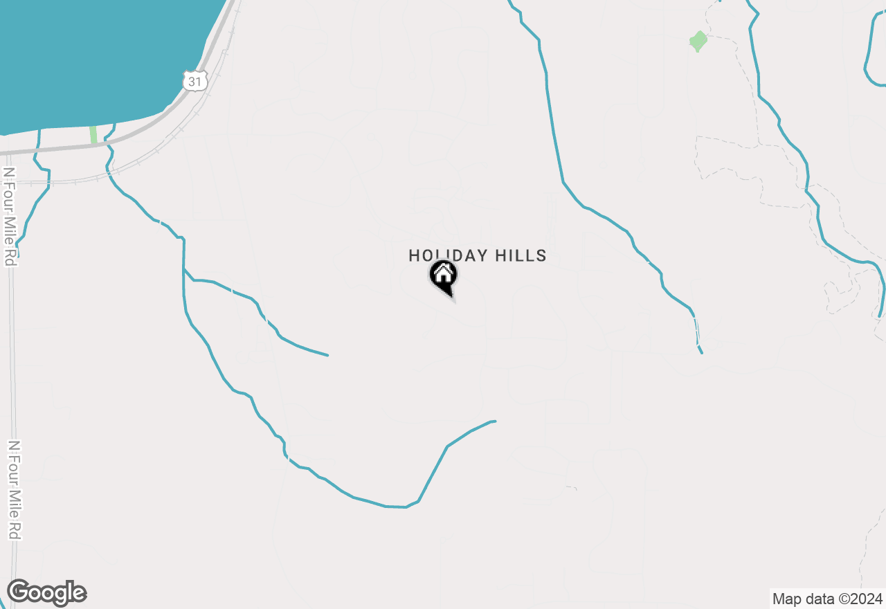 Map of 3353 Holiday View, Traverse City, MI 49696