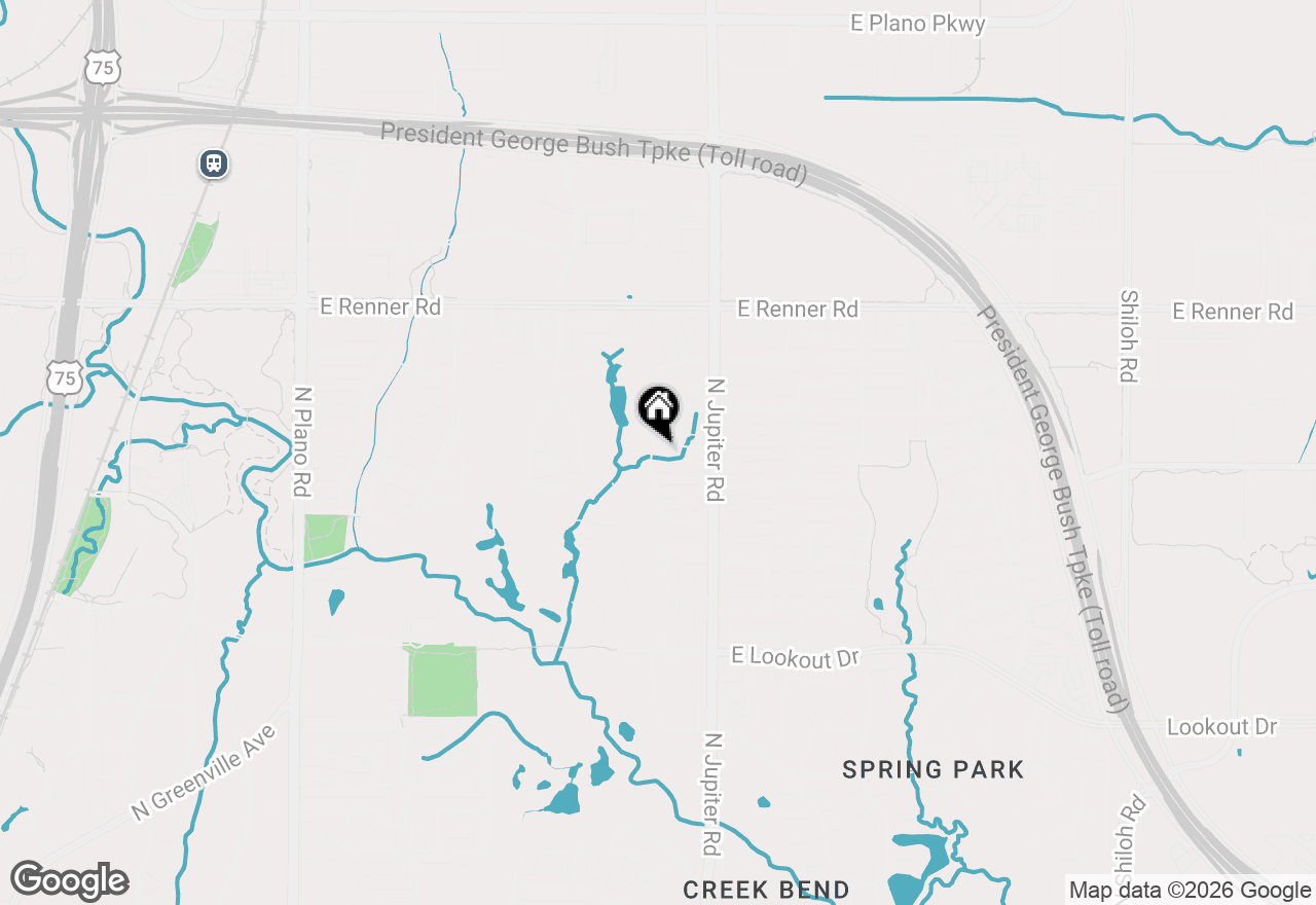 Map of 2926 N Saint Andrews Drive, Richardson, TX 75082