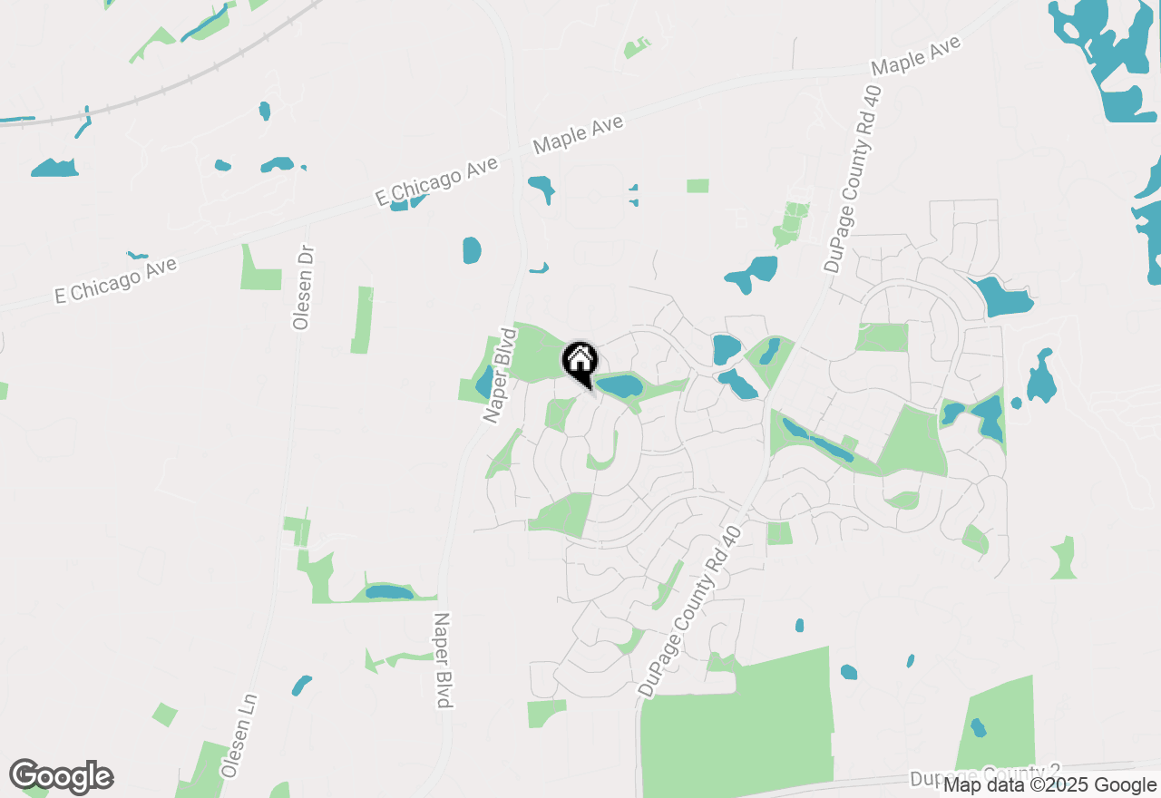 Map of 6316 Knollwood Court, Lisle, IL 60532