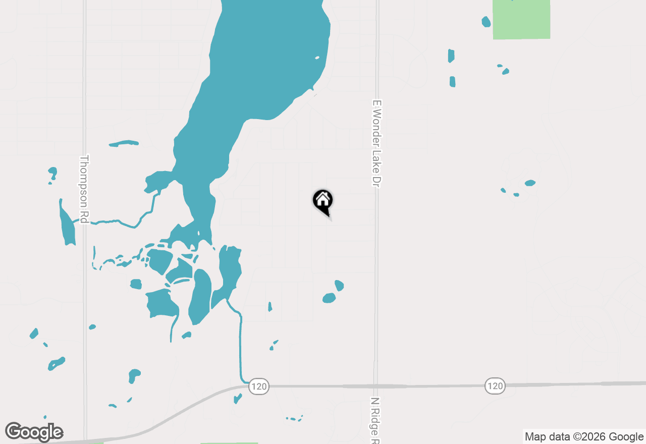 Map of 2801 Benjamin Drive, Wonder Lake, IL 60097