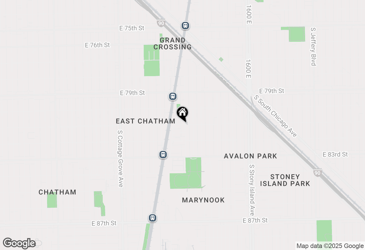 Map of 1155 W 81st Street, Chicago, IL 60620