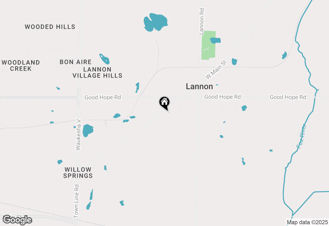 Map of 20903 W Main St, Lannon, WI 53046