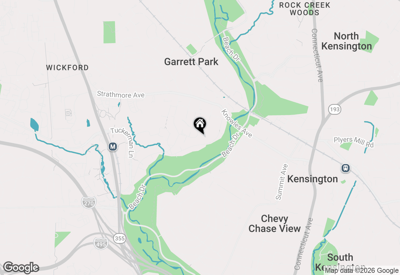 Map of 10631 Montrose Avenue #102, Bethesda, MD 20814