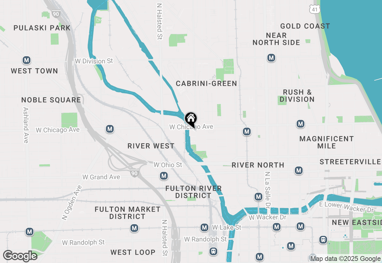 Map of 758 N Larrabee Street #631, Chicago, IL 60654