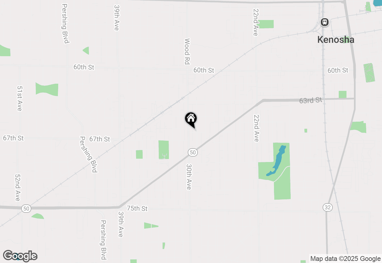 Map of 6609 30th Ave, Kenosha, WI 53142