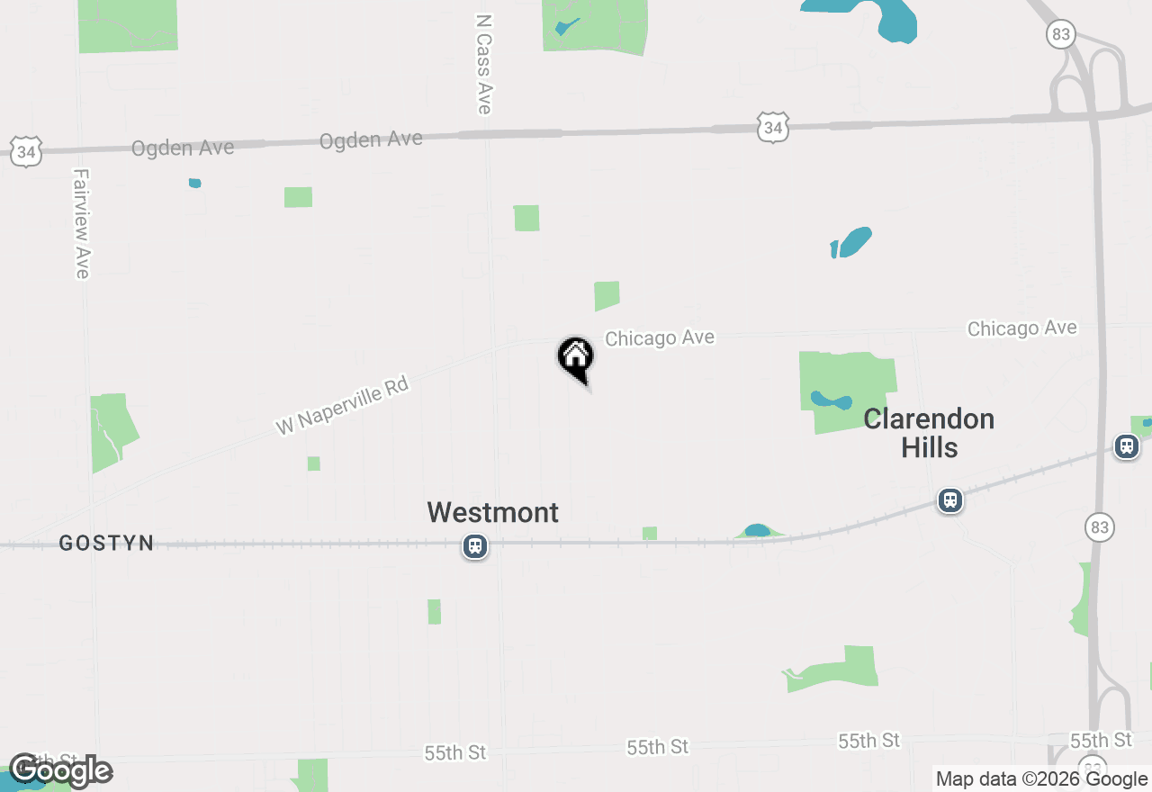 Map of 226 N Wilmette Avenue, Westmont, IL 60559