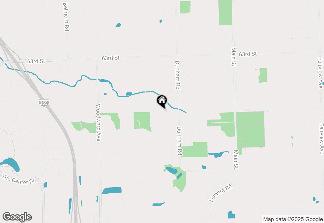 Map of 1461 Brunette Drive, Downers Grove, IL 60516