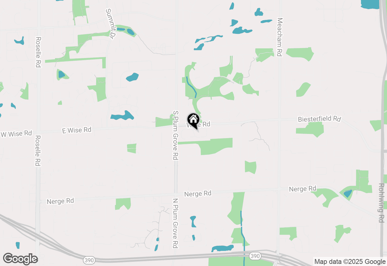 Map of 1224 Knottingham Court #1A, Schaumburg, IL 60193