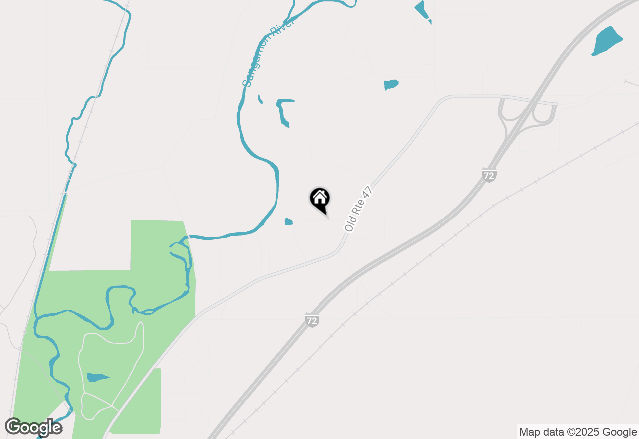 Map of 1 Wood Drive, Monticello, IL 61856