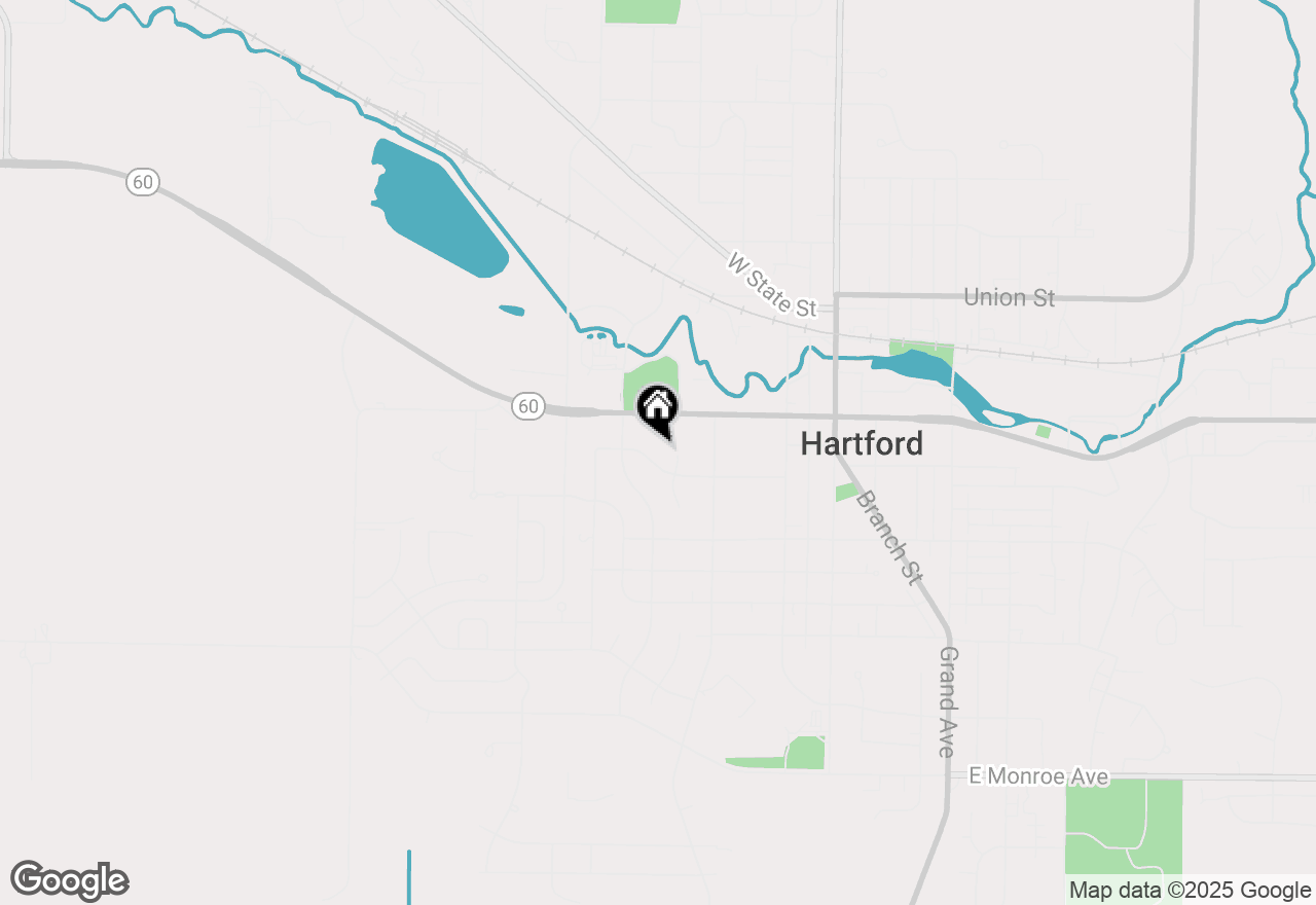 Map of 514 Root Ave #D, Hartford, WI 53027