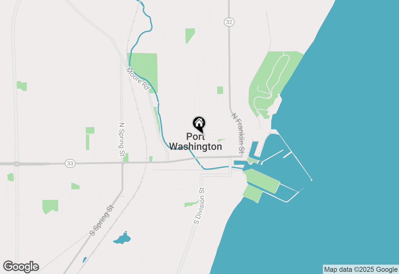 Map of 316 W Washington St, Port Washington, WI 53074