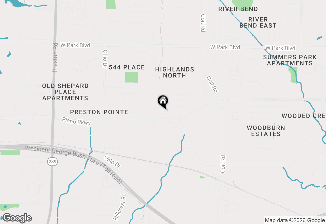 Map of 4304 Echomont Lane, Plano, TX 75093