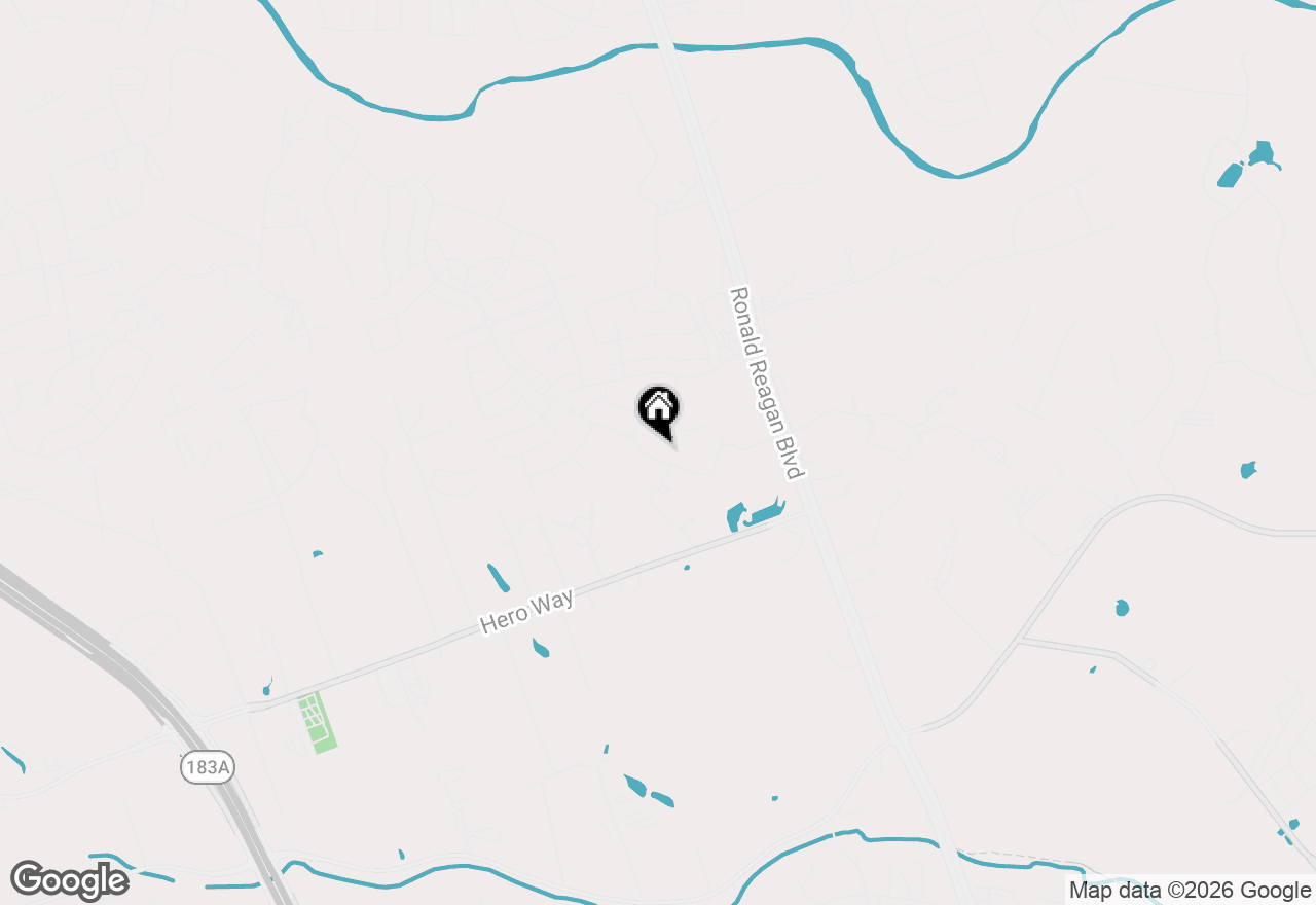 Map of 2341 Airport Dr, Leander, TX 78641
