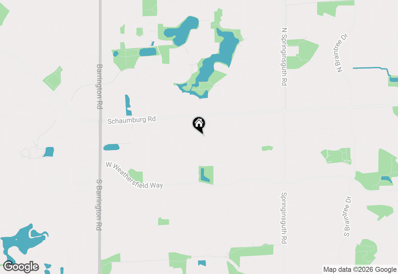 Map of 105 Mendon Lane, Schaumburg, IL 60193
